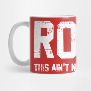 Rox • This ain’t no disco Distressed White Mug